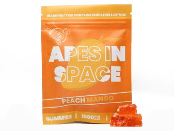 Apes In Space Gummies - Peach Mango 1000MG