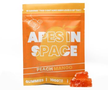 Apes In Space Gummies - Peach Mango 1000MG