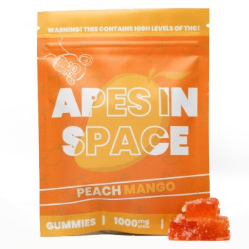 Apes In Space Gummies - Peach Mango 1000MG