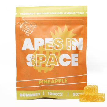 Apes In Space Gummies - Pineapple 1000MG