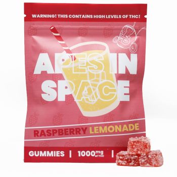 Apes In Space Gummies - Raspberry Lemonade 1000MG