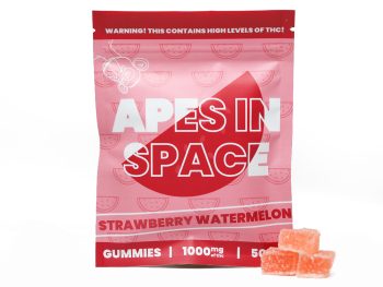 Apes In Space Gummies - Strawberry Watermelon 1000MG
