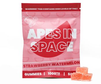 Apes In Space Gummies - Strawberry Watermelon 1000MG