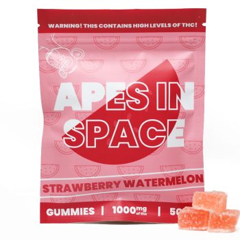 Apes In Space Gummies - Strawberry Watermelon 1000MG