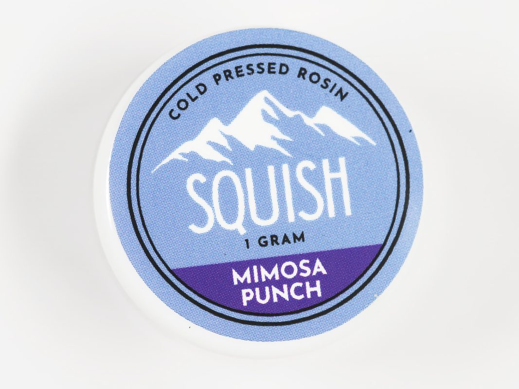 Squish Cold Pressed Rosin Mimosa Punch Canna Sweets Mail Order