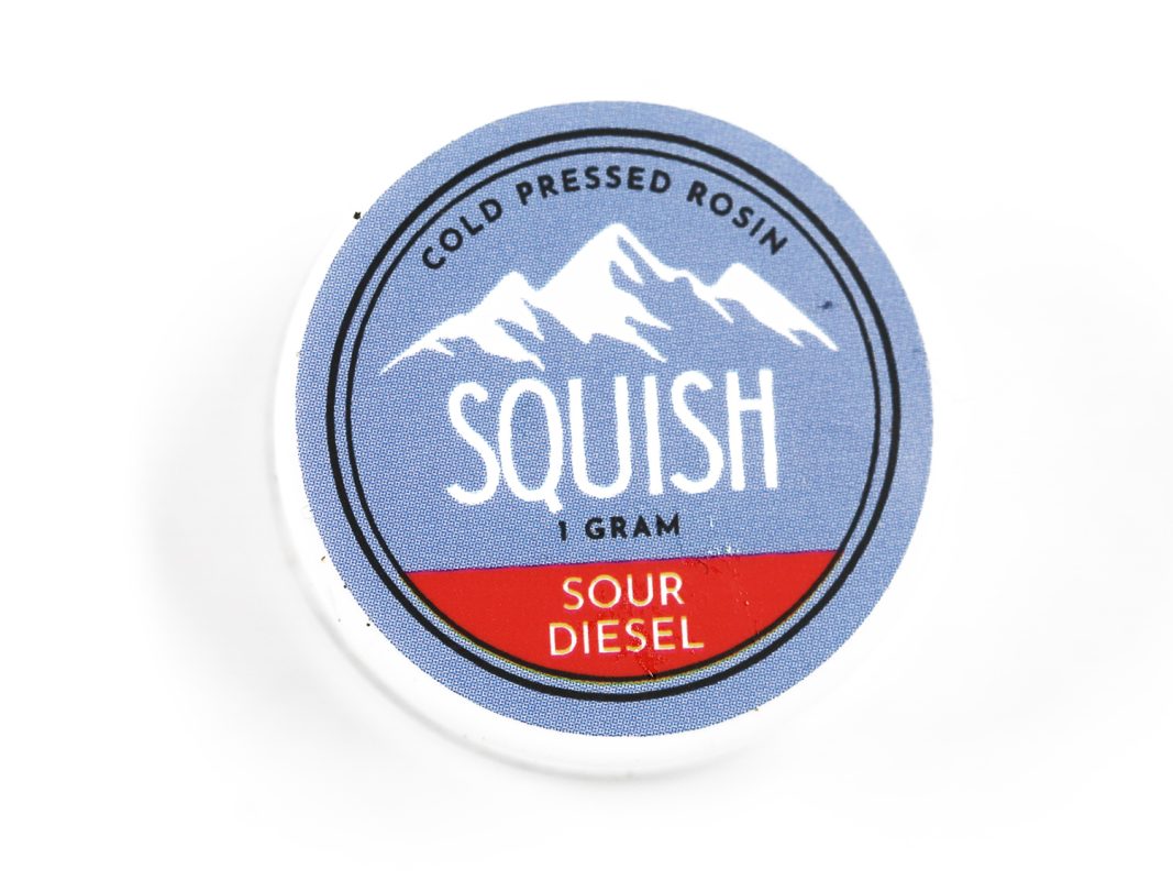Squish Cold Pressed Rosin Sour Diesel Canna Sweets Mail Order Marijuana