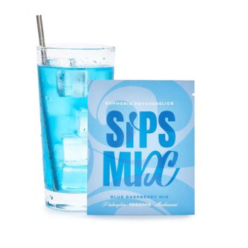 Euphoria Psychedelics – Blue Raspberry Sips 1000mg