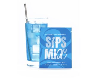 Euphoria Psychedelics – Blue Raspberry Sips 3000mg