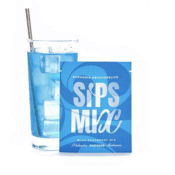Euphoria Psychedelics – Blue Raspberry Sips 3000mg