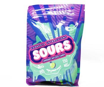 Euphoria Extractions Sours - Sour Green Apple 150MG (INDICA)