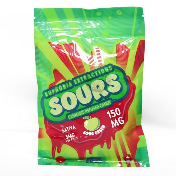 Euphoria Extractions Sours - Sour Green Apple 150MG (SATIVA)