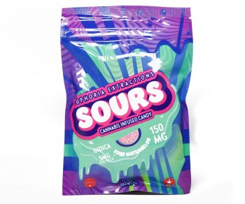 Euphoria Extractions Sours - Sour Watermelon150MG (INDICA)