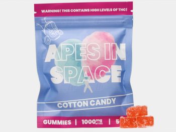 Apes In Space Gummies - Cotton Candy 1000MG