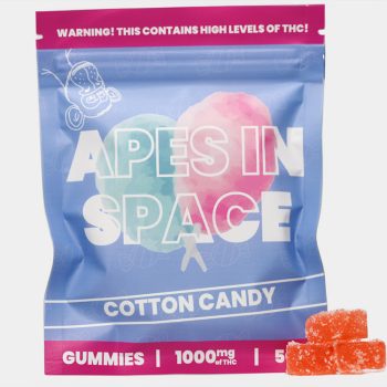 Apes In Space Gummies - Cotton Candy 1000MG