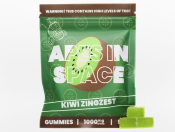 Apes In Space Gummies - Kiwi Zingzest 1000MG