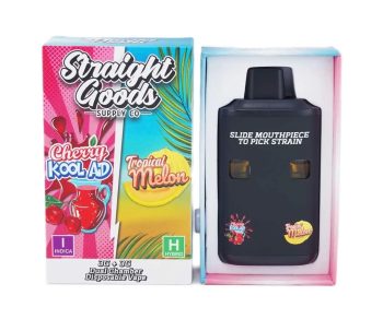 Straight Goods Dual Chamber Disposable Vapes 6G - Cherry  Kool Aid/Tropical Melon