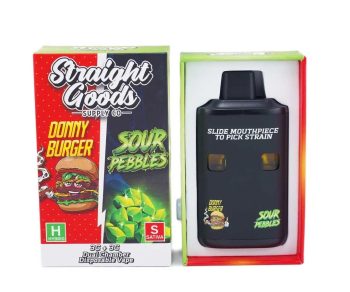 Straight Goods Dual Chamber Disposable Vapes 6G - Donny Burger/Sour Pebbles