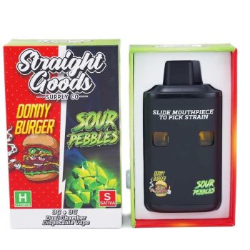 Straight Goods Dual Chamber Disposable Vapes 6G - Donny Burger/Sour Pebbles