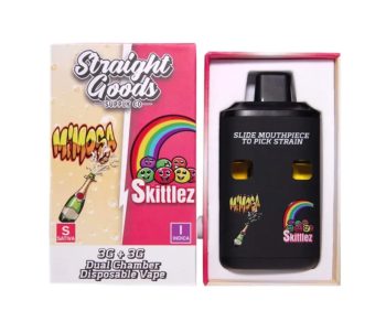 Straight Goods Dual Chamber Disposable Vapes 6G - Mimosa/Skittlez