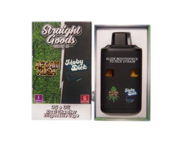 Straight Goods Dual Chamber Disposable Vapes 6G - Afghan Kush / Moby Dick
