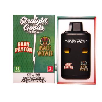 Straight Goods Dual Chamber Disposable Vapes 6G - Gary Payton/Maui Wowie