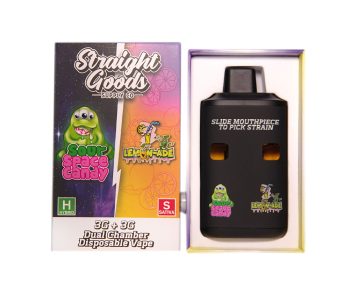 Straight Goods Dual Chamber Disposable Vapes 6G - Sour Space Candy / Lemonade