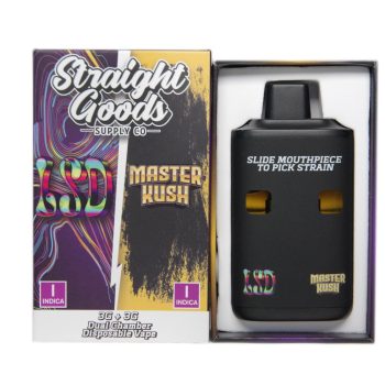 Straight Goods Dual Chamber Disposable Vapes 6G - LSD / Master Kush