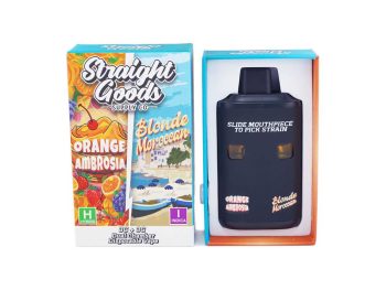 Straight Goods Dual Chamber Disposable Vapes 6G - Orange Ambrosia / Blonde Moroccan