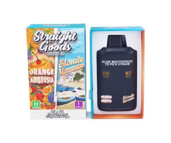 Straight Goods Dual Chamber Disposable Vapes 6G - Orange Ambrosia / Blonde Moroccan
