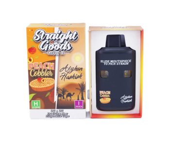 Straight Goods Dual Chamber Disposable Vapes 6G - Peach Cobbler / Afghan Hashish