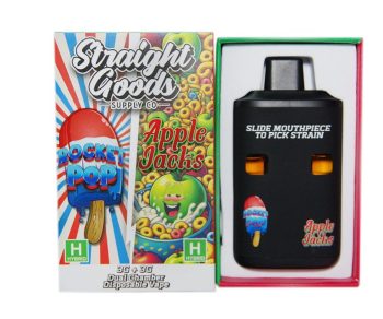 Straight Goods Dual Chamber Disposable Vapes 6G - Rocket Pops / Apple Jacks