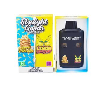 Straight Goods Dual Chamber Disposable Vapes 6G - Banana Pancakes / Lemon Rock