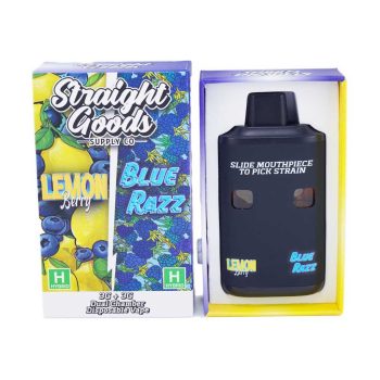 Straight Goods Dual Chamber Disposable Vapes 6G - Lemon Berry / Blue Razz