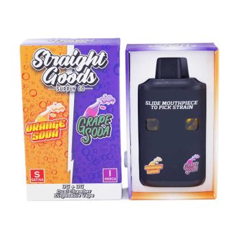 Straight Goods Dual Chamber Disposable Vapes 6G - Orange Soda / Grape Soda