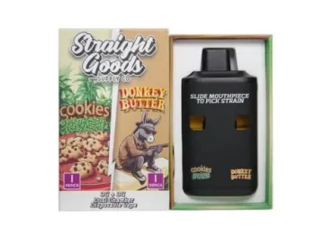 Straight Goods Dual Chamber Disposable Vapes 6G - Cookie Kush / Donkey Butter