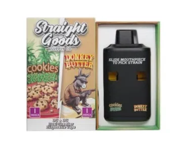Straight Goods Dual Chamber Disposable Vapes 6G - Cookie Kush / Donkey Butter
