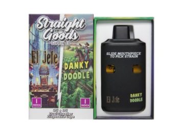 Straight Goods Dual Chamber Disposable Vapes 6G - El Jefe / Danky Doodle