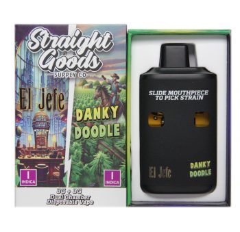 Straight Goods Dual Chamber Disposable Vapes 6G - El Jefe / Danky Doodle