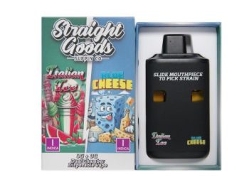 Straight Goods Dual Chamber Disposable Vapes 6G - Italian Ice / Blue Cheese