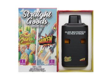 Straight Goods Dual Chamber Disposable Vapes 6G - Peyote Cookies / Nuken