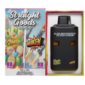 Straight Goods Dual Chamber Disposable Vapes 6G - Peyote Cookies / Nuken