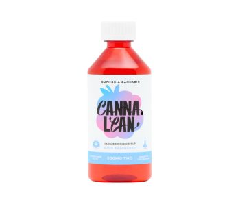 Euphoria Cannabis CannaLean – Blue Raspberry Syrup 300MG THC