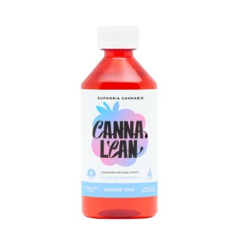 Euphoria Cannabis CannaLean – Blue Raspberry Syrup 300MG THC