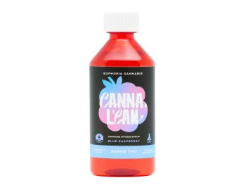 Euphoria Cannabis CannaLean – Blue Raspberry Syrup 900MG THC