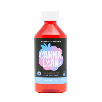 Euphoria Cannabis CannaLean – Blue Raspberry Syrup 900MG THC
