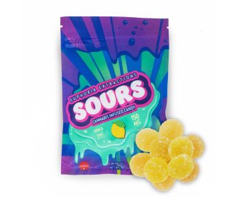 Euphoria Extractions - Indica Gummies - Sour Lemon 150MG