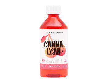 Euphoria Cannabis CannaLean – Red Cherry  Syrup 300MG THC