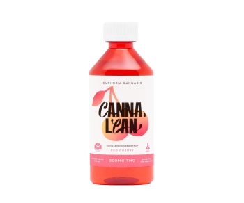 Euphoria Cannabis CannaLean – Red Cherry  Syrup 300MG THC