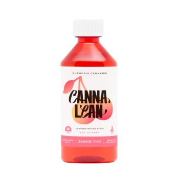 Euphoria Cannabis CannaLean – Red Cherry  Syrup 300MG THC