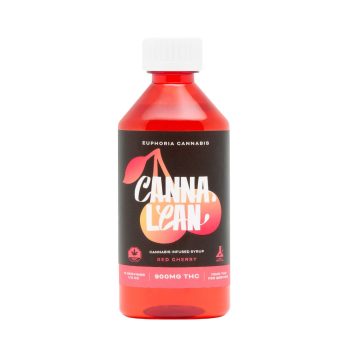 Euphoria Cannabis CannaLean – Red Cherry Syrup 900MG THC